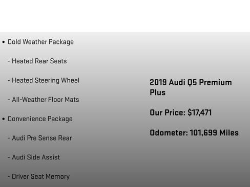 Used 2019 Audi Q5 2.0T Premium Plus w/ Premium Plus Package AWD/4WD image 6