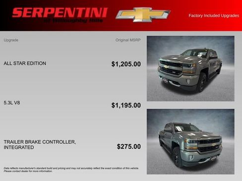 Used 2017 Chevrolet Silverado 1500 LT w/ All Star Edition AWD/4WD image 4