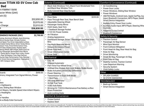 Certified 2024 Nissan Titan SV w/ SV Convenience Package image 33