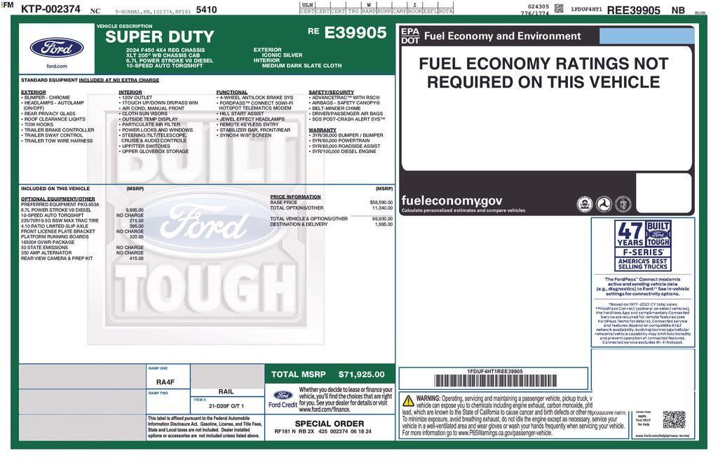 Used 2024 Ford F450 XLT AWD/4WD image 24
