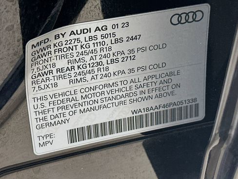 Used 2023 Audi A4 2.0T allroad Premium Plus w/ Premium Plus Package AWD/4WD image 48