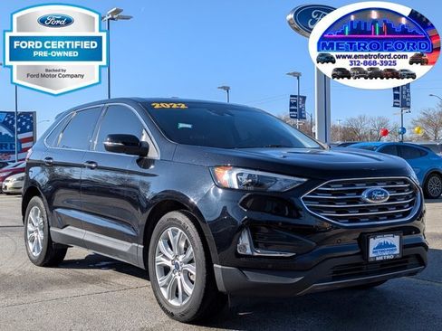 Certified 2022 Ford Edge Titanium AWD/4WD image 1