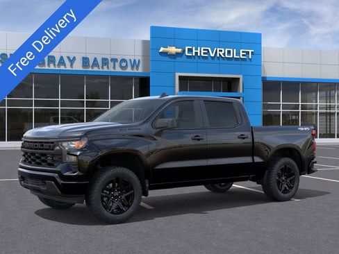 New 2026 Chevrolet Silverado 1500 Custom w/ LPO, Dark Essentials Package AWD/4WD image 2