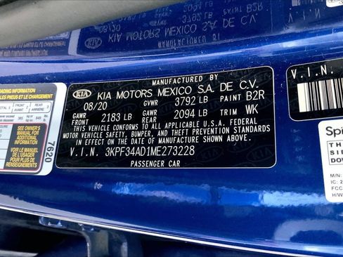 Used 2021 Kia Forte GT-Line w/ GT-Line Premium Package FWD image 8