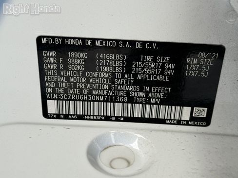 Used 2022 Honda HR-V LX image 14