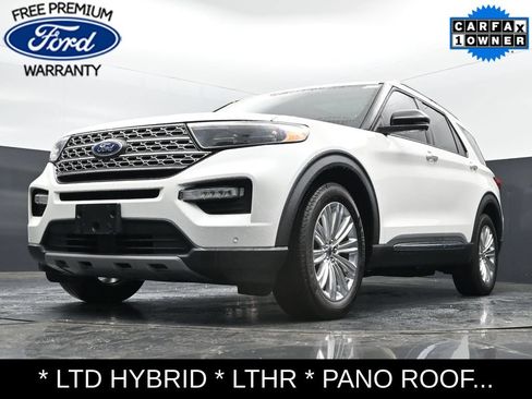 Used 2021 Ford Explorer Limited w/ Hybrid Equipment Group 310A RWD image 23