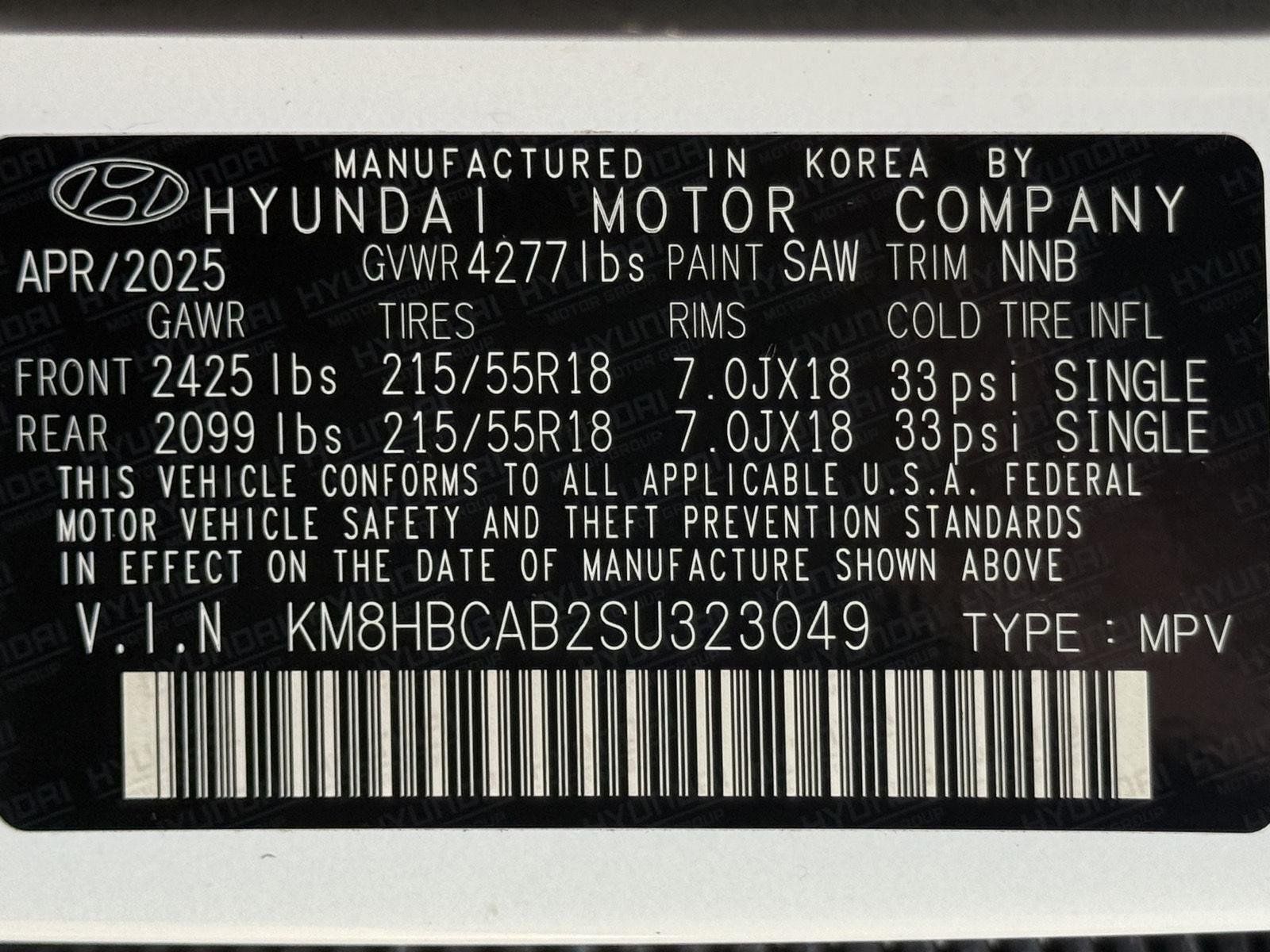 Used 2025 Hyundai Kona SEL AWD/4WD image 44