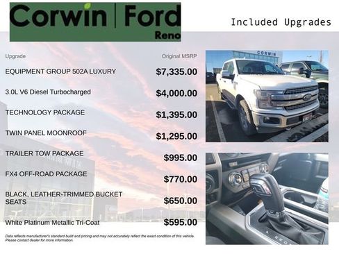 Used 2018 Ford F150 Lariat w/ Equipment Group 502A Luxury image 3