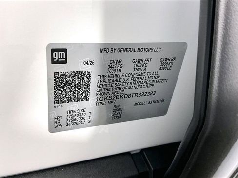 New 2026 GMC Yukon Elevation w/ Elevation Premium Package AWD/4WD image 9