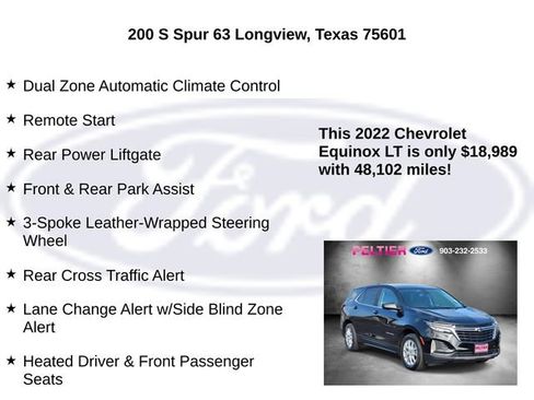 Used 2022 Chevrolet Equinox LT image 20