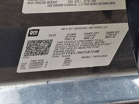 Used 2022 Chevrolet Silverado 1500 LT Trail Boss w/ Bed Protection Package AWD/4WD image 29