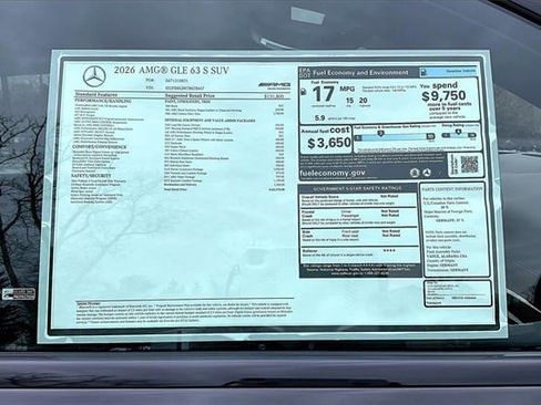 New 2026 Mercedes-Benz GLE 63 AMG S image 17