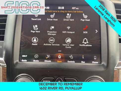 Used 2018 RAM 1500 Laramie Longhorn w/ Longhorn Special Edition image 16