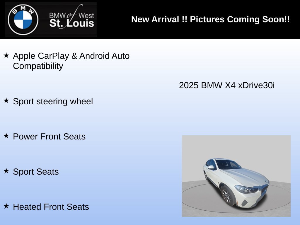 Used 2025 BMW X4 xDrive30i w/ Premium Package AWD/4WD image 12