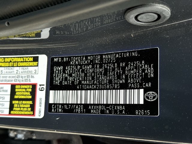 Used 2025 Toyota Camry LE FWD image 35