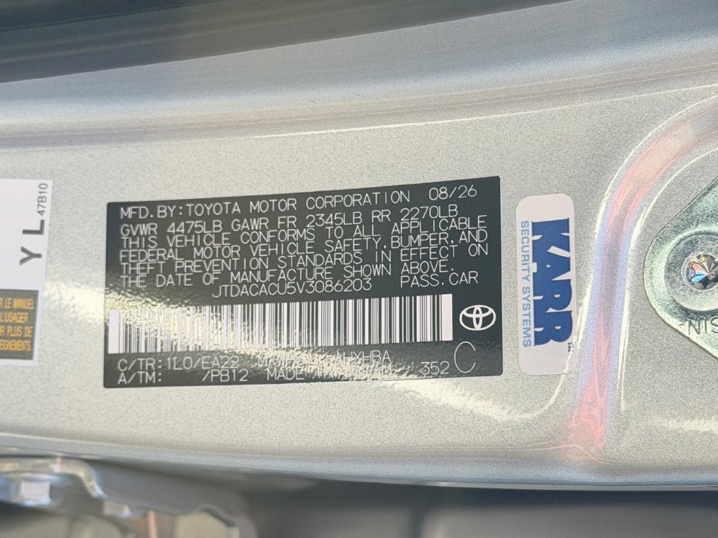 New 2027 Toyota Prius Plug-In Hybrid w/ Limited Premium Package FWD image 36