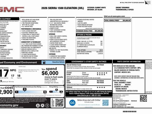 New 2026 GMC Sierra 1500 Elevation image 4