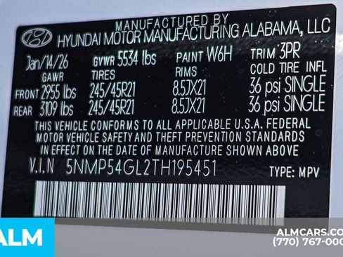 Used 2026 Hyundai Santa Fe Calligraphy FWD image 61