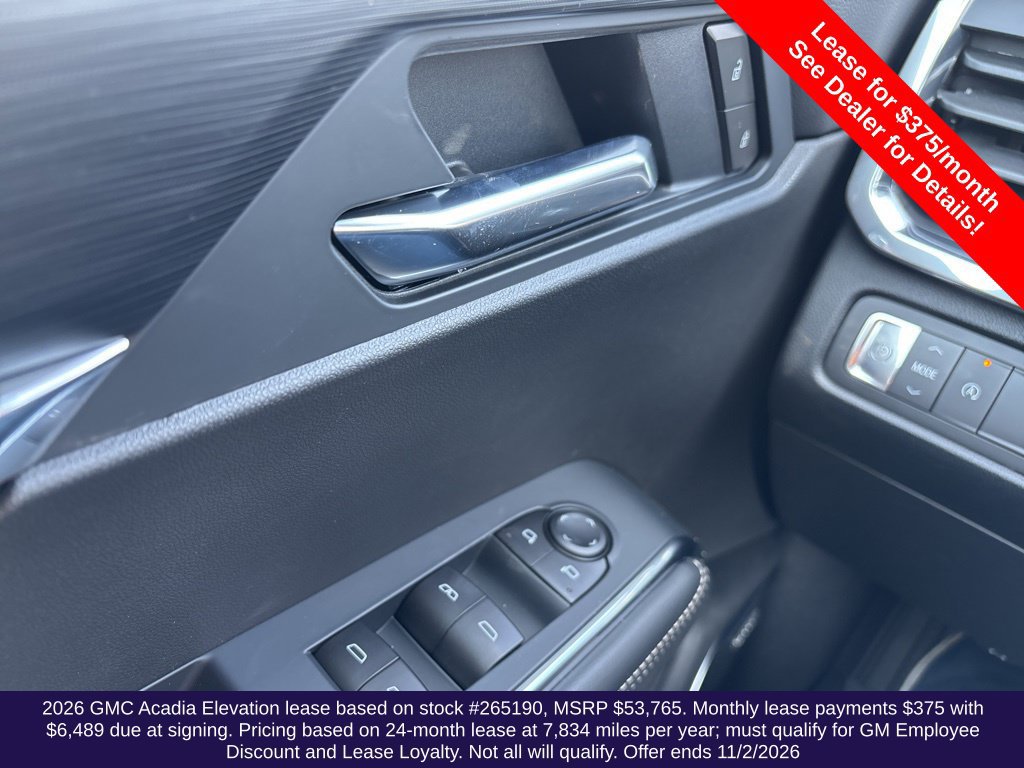 New 2026 GMC Acadia Elevation w/ Elevation Premium Package FWD image 31