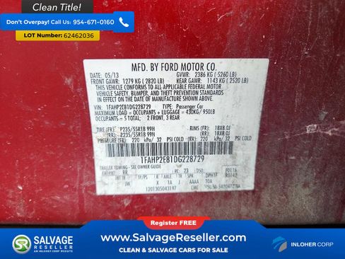 Used 2013 Ford Taurus SEL FWD image 16