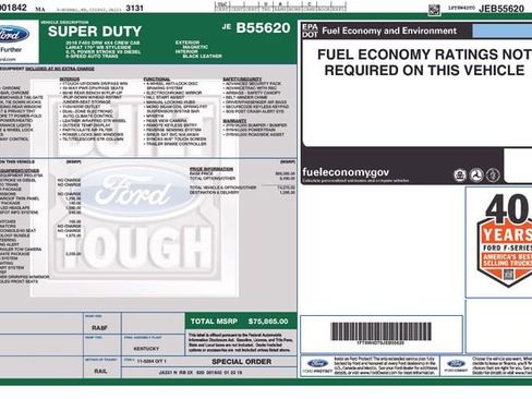 Used 2018 Ford F450 Lariat w/ Lariat Ultimate Package image 34