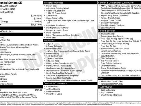 Used 2021 Hyundai Sonata SE image 28