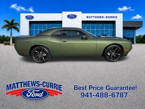 Used 2023 Dodge Challenger SXT w/ Blacktop Package RWD image 3
