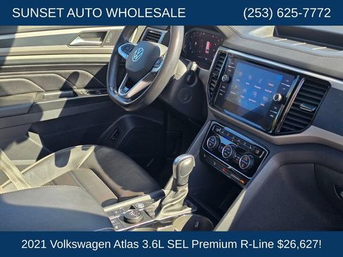 Used 2021 Volkswagen Atlas SEL Premium AWD/4WD image 22