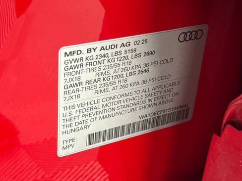 Used 2025 Audi Q3 2.0T Premium AWD/4WD image 27