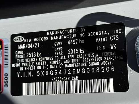 Used 2021 Kia K5 GT-Line AWD/4WD image 34