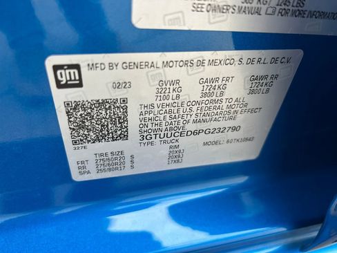 Used 2023 GMC Sierra 1500 Elevation w/ X31 Off-Road Package image 10