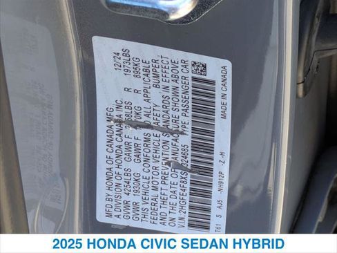 Certified 2025 Honda Civic Sport image 26