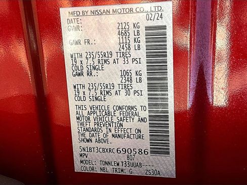 Used 2024 Nissan Rogue SL w/ SL Premium Package image 18