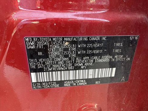 Used 2017 Toyota RAV4 XLE FWD image 20