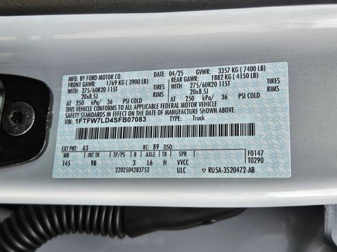 Certified 2025 Ford F150 Platinum AWD/4WD image 35