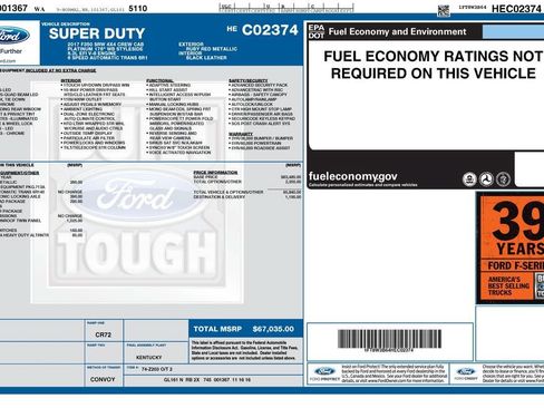 Used 2017 Ford F350 Platinum AWD/4WD image 8