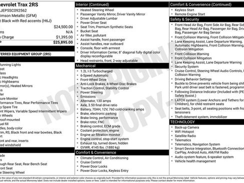 Used 2025 Chevrolet Trax RS FWD image 36