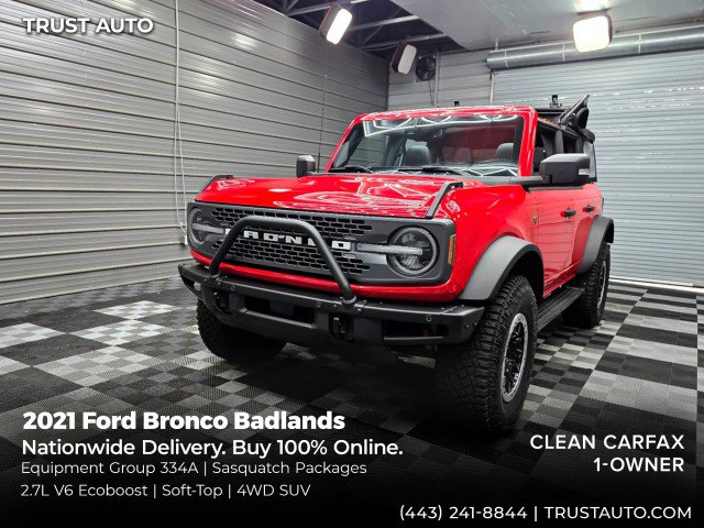 Used 2021 Ford Bronco Badlands AWD/4WD image 1