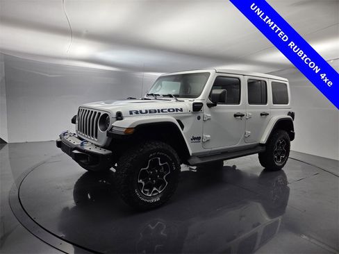 Used 2021 Jeep Wrangler Unlimited Rubicon 4xe w/ Steel Bumper Group image 6