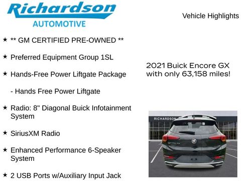 Used 2021 Buick Encore GX Essence AWD/4WD image 11