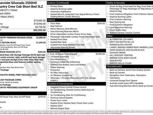 New 2026 Chevrolet Silverado 2500 High Country w/ High Country Premium Package AWD/4WD image 4