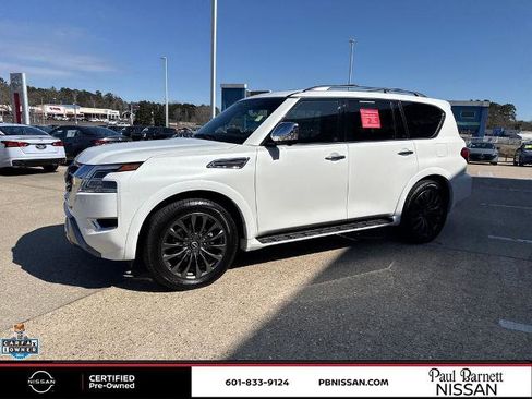 Certified 2024 Nissan Armada Platinum w/ Captain's Chairs Package image 12