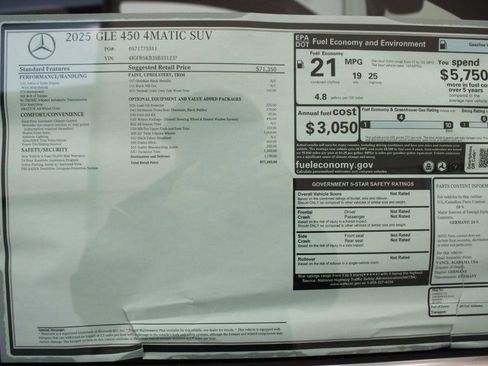 New 2025 Mercedes-Benz GLE 450 4MATIC image 4