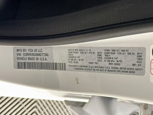 Used 2022 RAM 1500 Big Horn RWD image 72