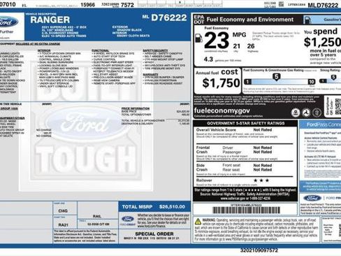 Used 2021 Ford Ranger XL RWD image 4
