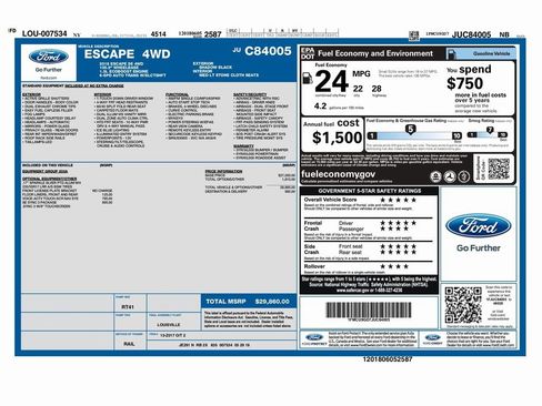 Used 2018 Ford Escape SE w/ SE Sync 3 Package image 2