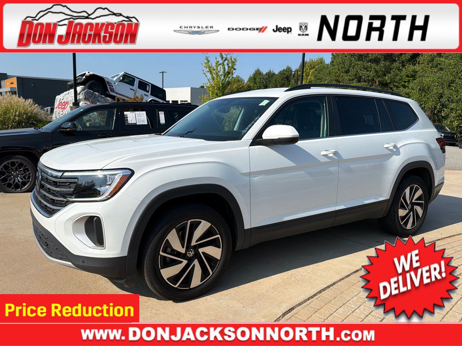 Used 2025 Volkswagen Atlas SE FWD image 1