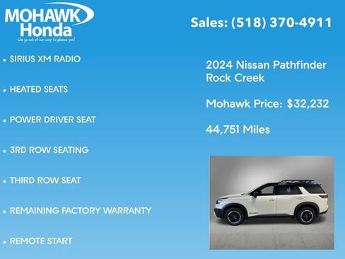 Used 2024 Nissan Pathfinder Rock Creek AWD/4WD image 14