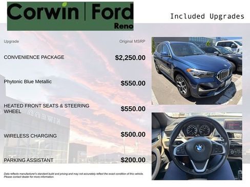 Used 2021 BMW X1 sDrive28i w/ Convenience Package FWD image 3