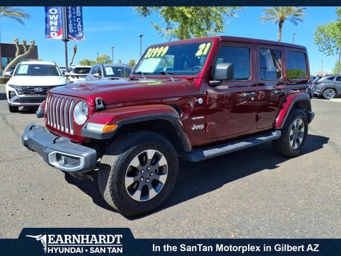 Used 2021 Jeep Wrangler Unlimited Sahara AWD/4WD image 1